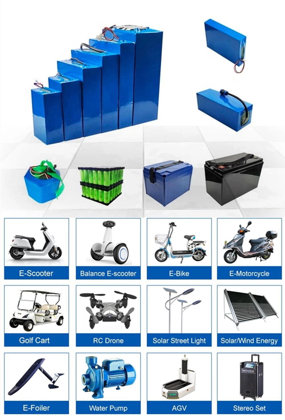 60Ah Electric Scooter 12V Battery