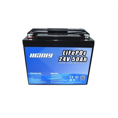 24V 50Ah Lithium Ion Deep Cycle Battery
