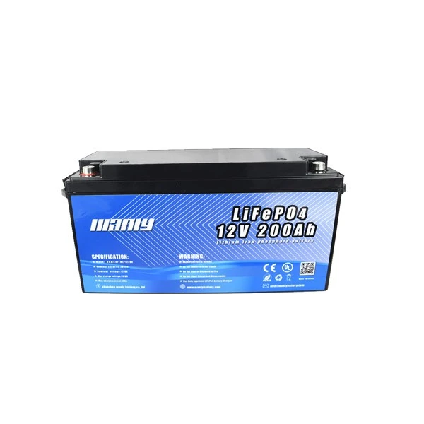 LiFePO4 12V 200Ah Lithium Iron Phosphate Battery Pack