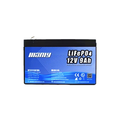 12V 9Ah Lithium Battery LIfepo4 Rechargeable