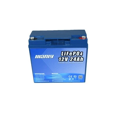 Rechargeable 12V 24Ah Lithium Battery LIfepo4